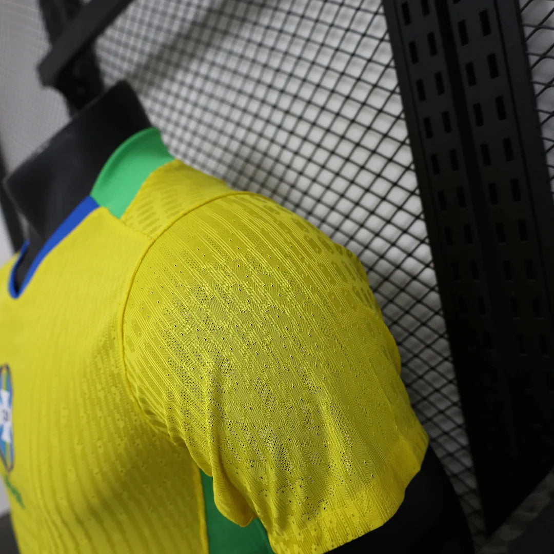 2025 Brazil Home Soccer Jersey - Player Version FTBL4ALL