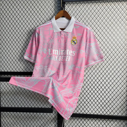 2023/2024 Real Madrid Chinese Dragon Pink Football Shirt FTBL4ALL