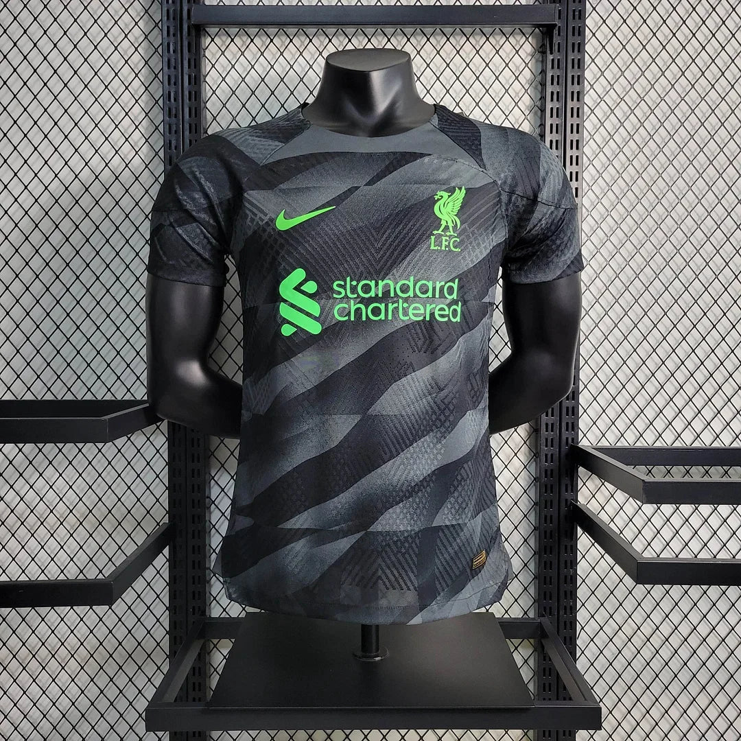 2023/2024 Liverpool Goalkeeper Black Soccer Jersey 1:1 Thai Quality - Player Version FTBL4ALL