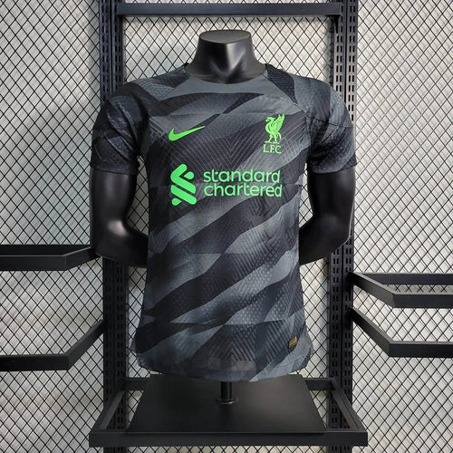 2023/2024 Liverpool Goalkeeper Black Soccer Jersey 1:1 Thai Quality - Player Version FTBL4ALL