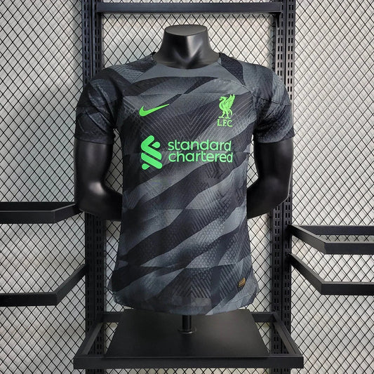 2023/2024 Liverpool Goalkeeper Black Soccer Jersey 1:1 Thai Quality - Player Version FTBL4ALL
