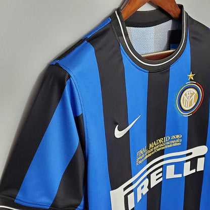 2009/2010 Retro Internazionale Milan Home UEFA Champions League Edition Football Jersey 1:1 Thai Quality FTBL4ALL