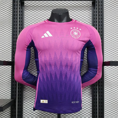 2024 Long Sleeve Player Version Germany Away Football Shirt 1:1 Thai Quality FTBL4ALL