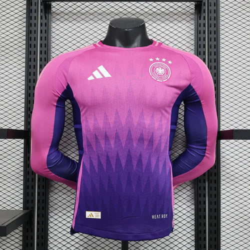 2024 Long Sleeve Player Version Germany Away Football Shirt 1:1 Thai Quality FTBL4ALL