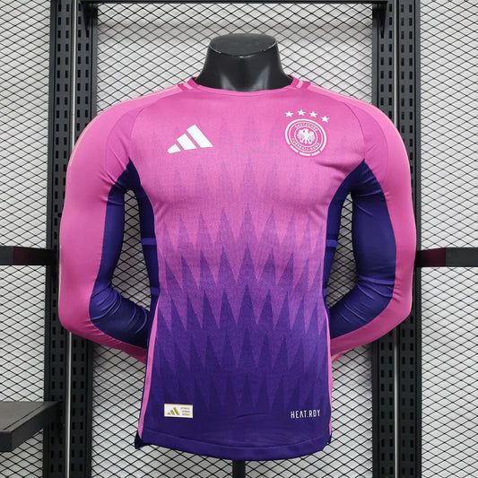 2024 Long Sleeve Player Version Germany Away Football Shirt 1:1 Thai Quality FTBL4ALL