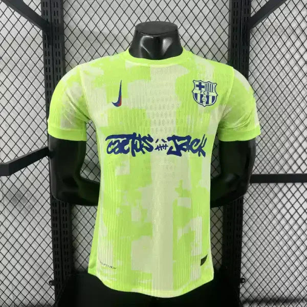 Barcelona x Travis Scott 24/25 Third Away Football Jersey Player Version FTBL4ALL