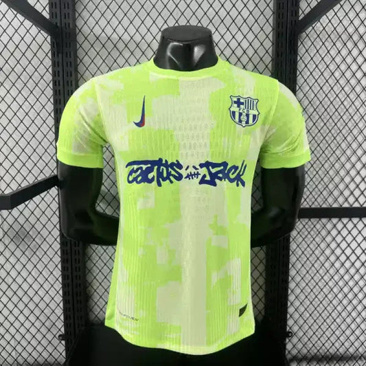 Barcelona x Travis Scott 24/25 Third Away Football Jersey Player Version FTBL4ALL