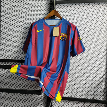 2005/2006 Retro Barcelona Home Football Shirt UEFA Champions League 1:1 Thai Quality FTBL4ALL
