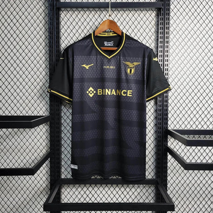 2023 Lazio 10th Anniversary Edition Black Soccer Jersey 1:1 Thai Quality FTBL4ALL