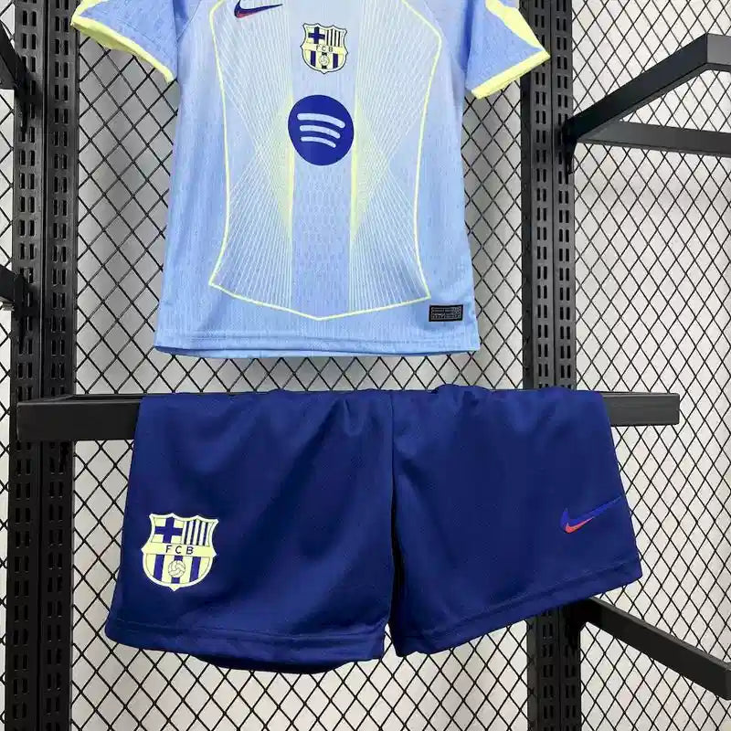 2025/2026 Kids Size Barcelona Special Edition Blue Football Shirt FTBL4ALL