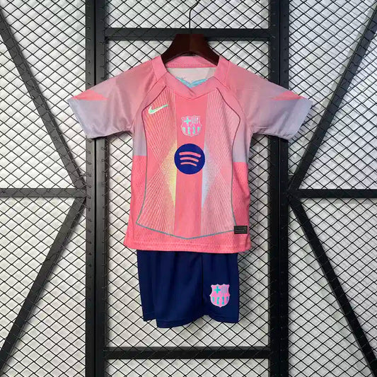 2025/2026 Kids Size Barcelona Special Edition Pink Football Shirt FTBL4ALL