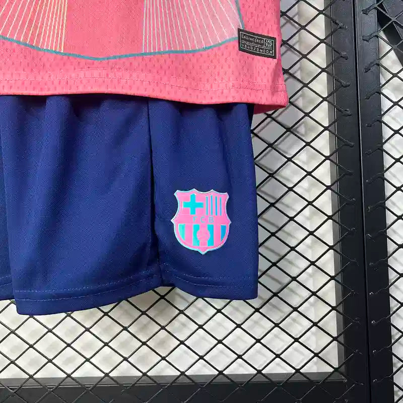 2025/2026 Kids Size Barcelona Special Edition Pink Football Shirt FTBL4ALL