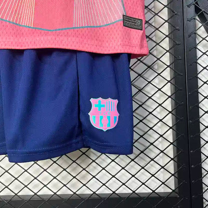 2025/2026 Kids Size Barcelona Special Edition Pink Football Shirt FTBL4ALL