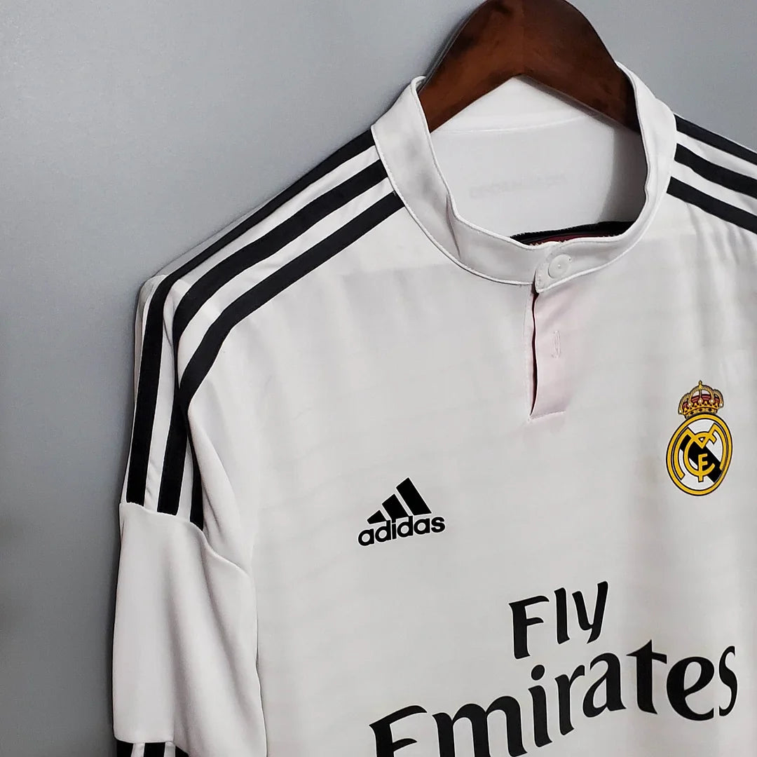 Retro Long Sleeve 2014/2015 Real Madrid Home FTBL4ALL