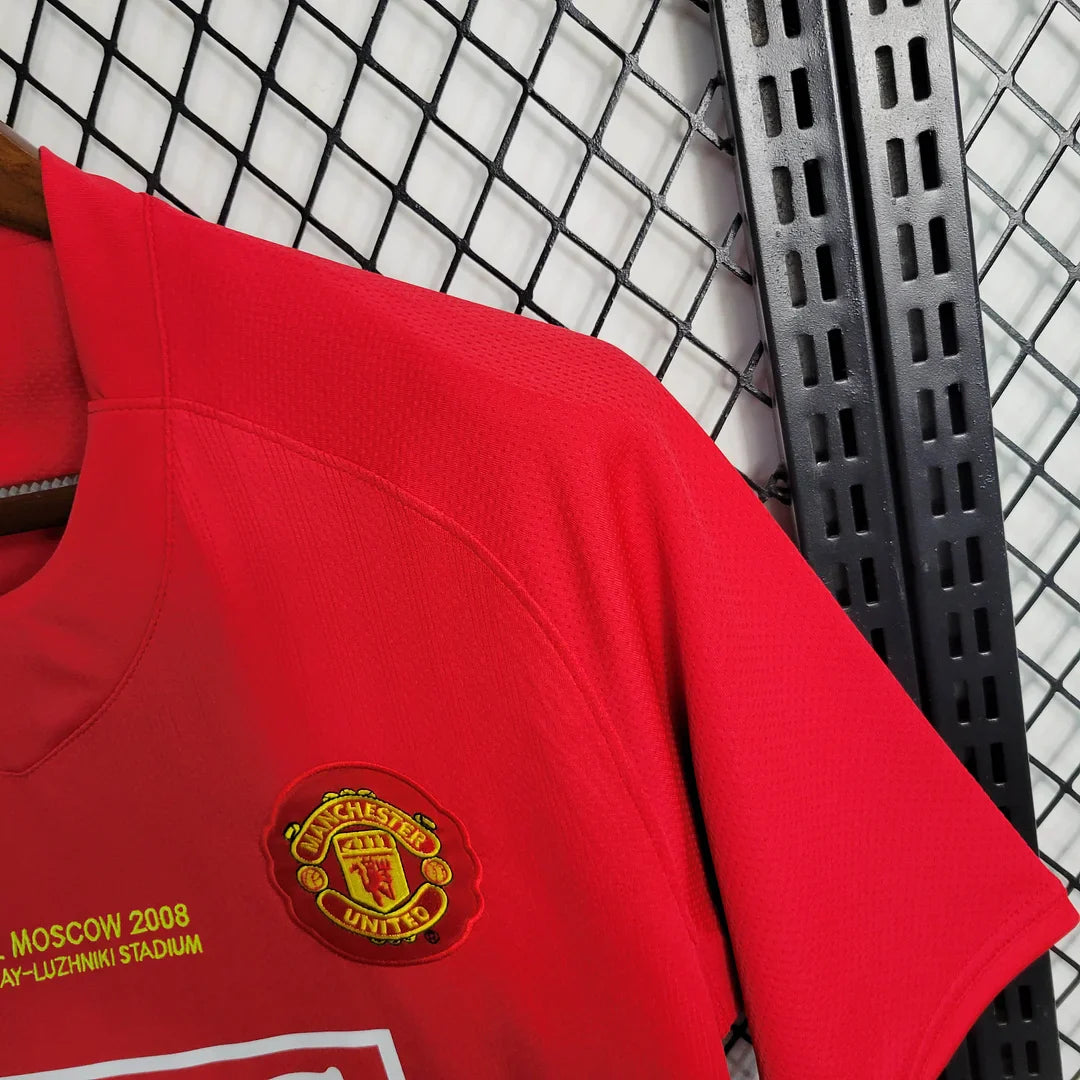 2007/2008 Retro Manchester United Home Champions League Edition Football Shirt 1:1 Thai Quality FTBL4ALL
