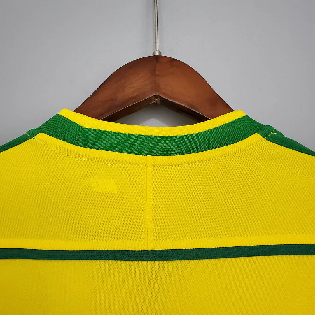 1998 Retro Brazil Soccer Jersey Home FTBL4ALL