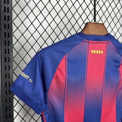 2025/2026 Barcelona Home Football Shirt Kids Size FTBL4ALL