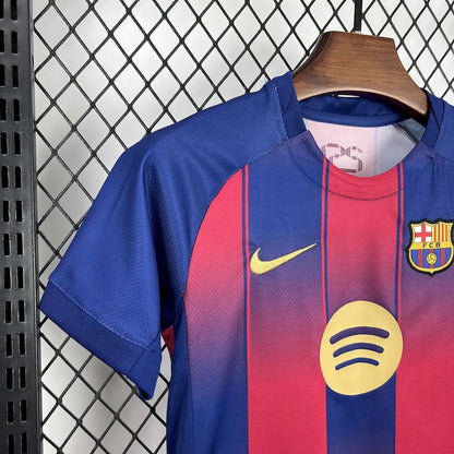 2025/2026 Barcelona Home Football Shirt Kids Size FTBL4ALL