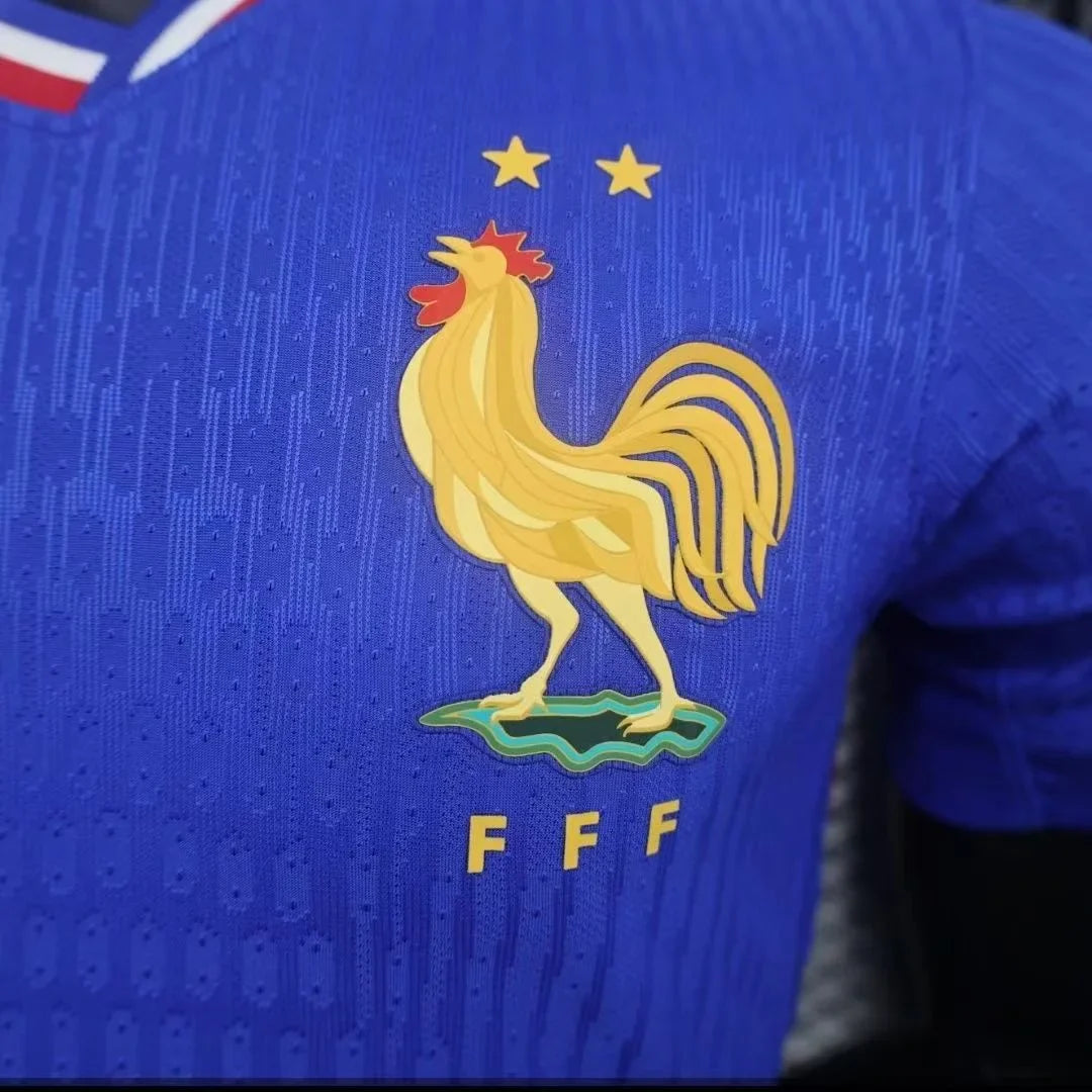 2024 France Home Football Shirt 1:1 Thai Quality - Player Version FTBL4ALL