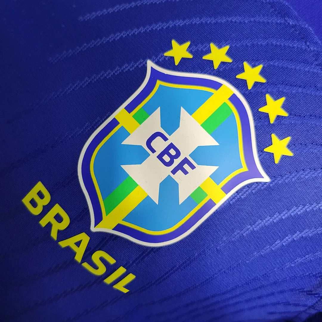 2022 World Cup Brazil Away Soccer Jersey - Player Version FTBL4ALL