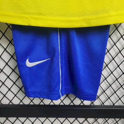 2002 Retro Kids Size Brazil Home Soccer Jersey FTBL4ALL