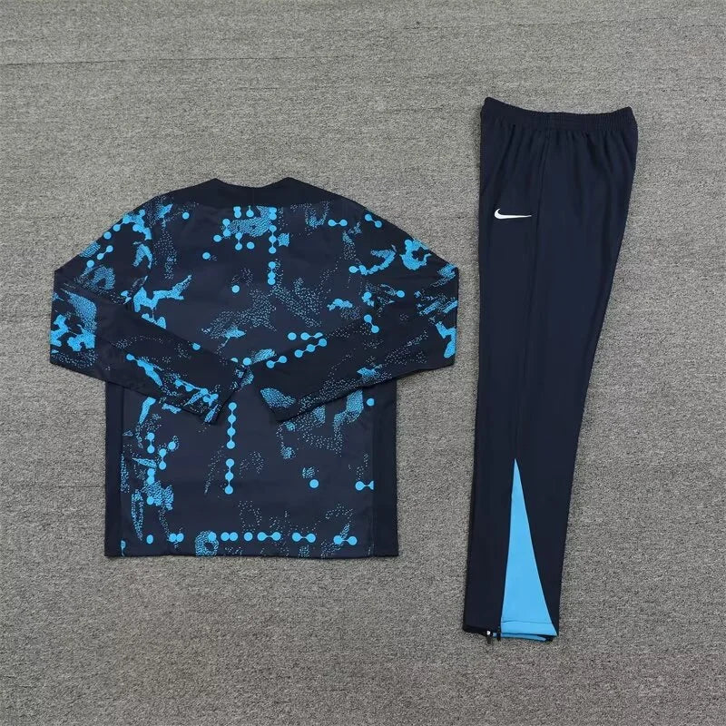 2024/2025 Chelsea Half-Pull Tracksuit Royal Blue FTBL4ALL