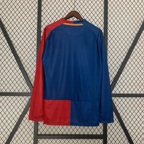 2008/2009 Retro Long Sleeve Barcelona Football Shirt Home Champions League 1:1 Thai Quality FTBL4ALL