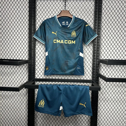 2024/2025 Olympique de Marseille Away Football Shirt 1:1 Thai Quality Kids Size FTBL4ALL