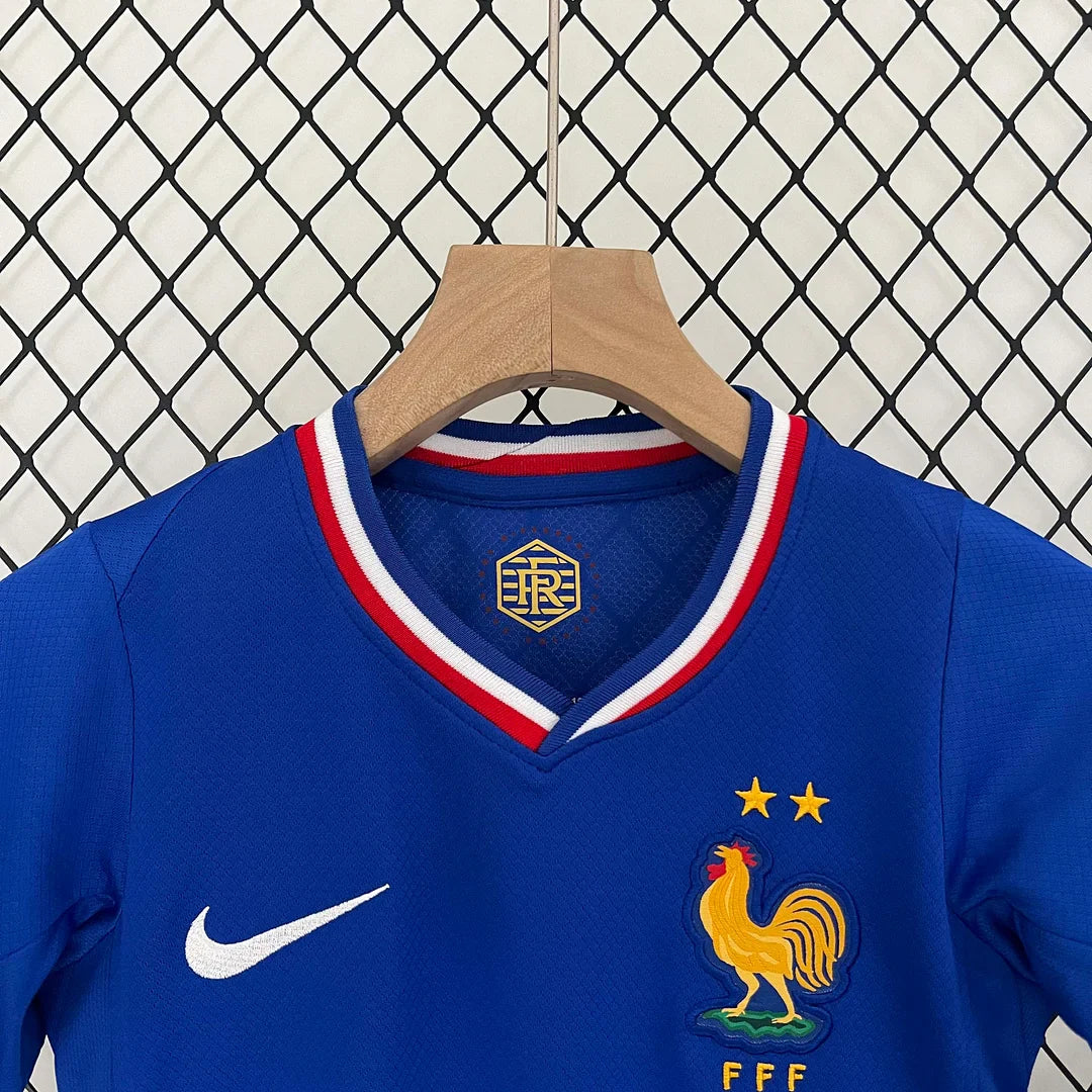 2024 Kids Size France Home Football Shirt 1:1 Thai Quality FTBL4ALL