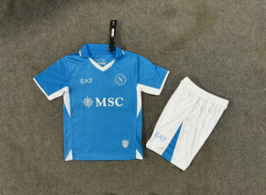2024/2025 Napoli Home Soccer Jersey 1:1 Thai Quality Kids Size FTBL4ALL