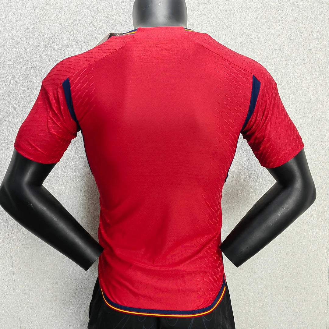 2022 FIFA World Cup Spain Home Soccer Shirt - Player Version FTBL4ALL