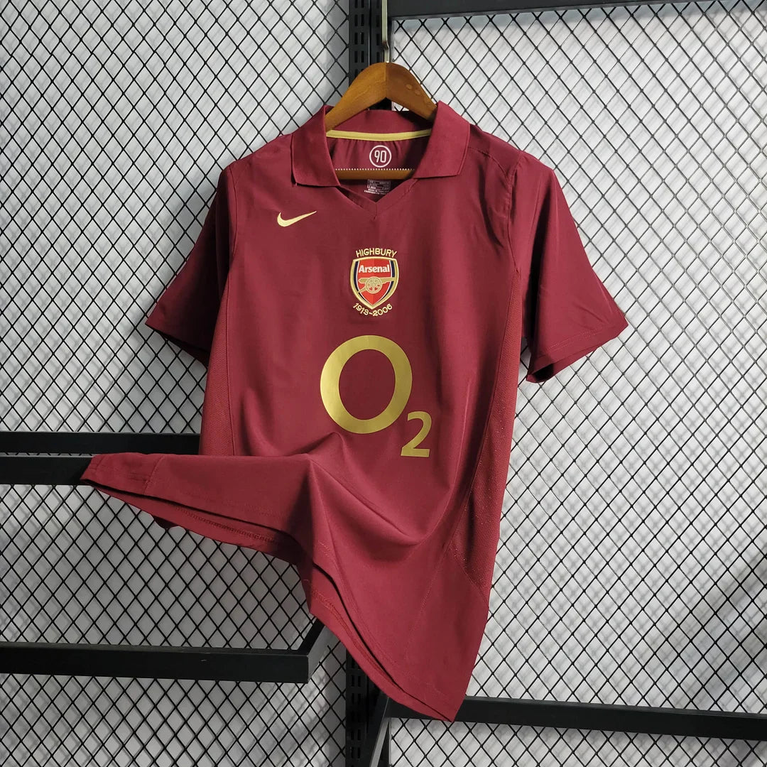 2005/2006 Retro Arsenal Home Football Shirt 1:1 Thai Quality FTBL4ALL