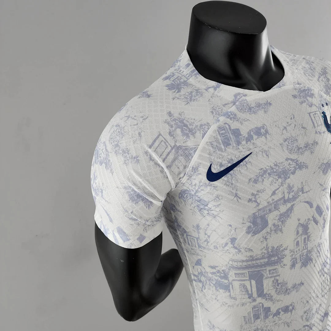 2022 FIFA World Cup France Away Football Shirt White - Player Version FTBL4ALL