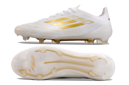 F50 Elite FG Laced White & Gold CC