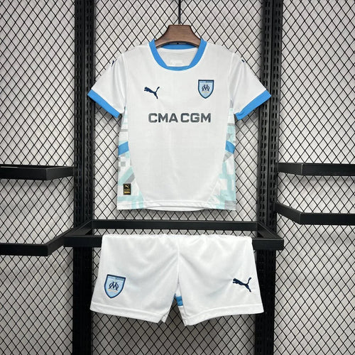2024/2025 Olympique de Marseille Home Football Kids Size Shirt 1:1 FTBL4ALL