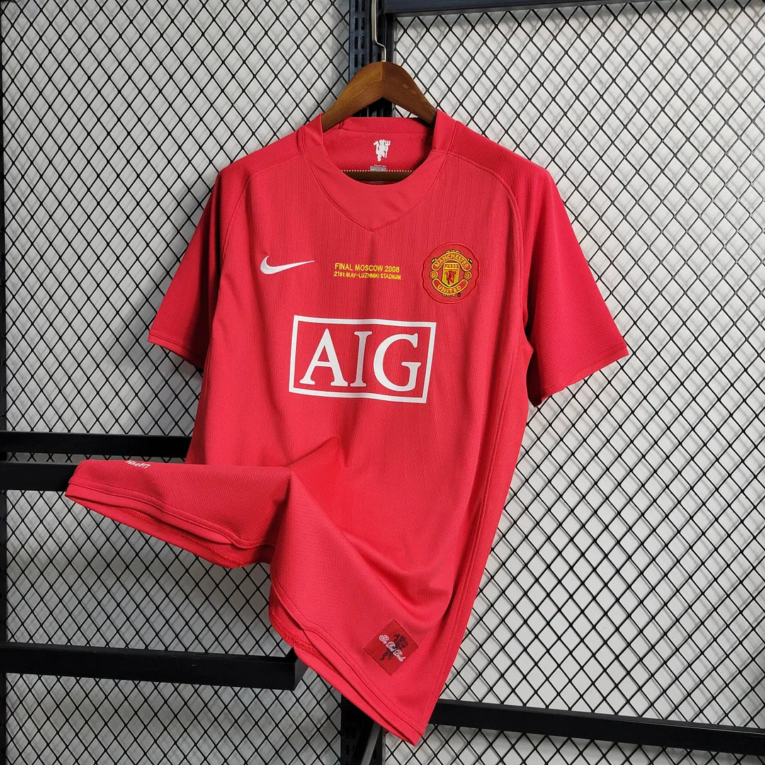 2007/2008 Retro Manchester United Home Champions League Edition Football Shirt 1:1 Thai Quality FTBL4ALL