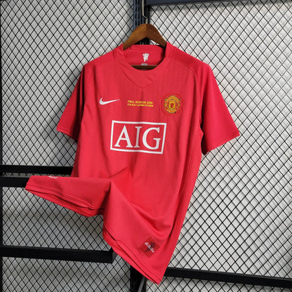 2007/2008 Retro Manchester United Home Champions League Edition Football Shirt 1:1 Thai Quality FTBL4ALL