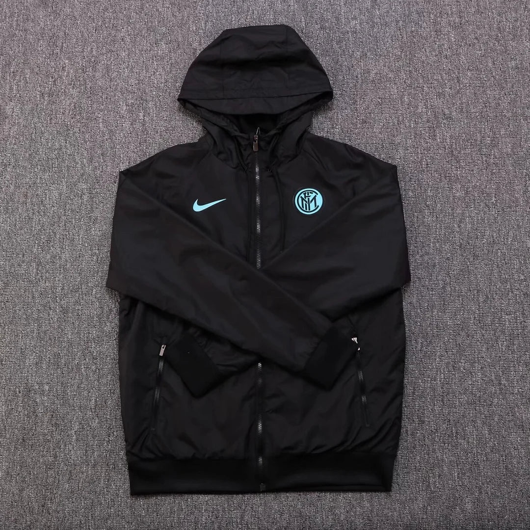2024/2025 Inter Milan Windbreaker Black Jersey 1:1 Quality Thai FTBL4ALL