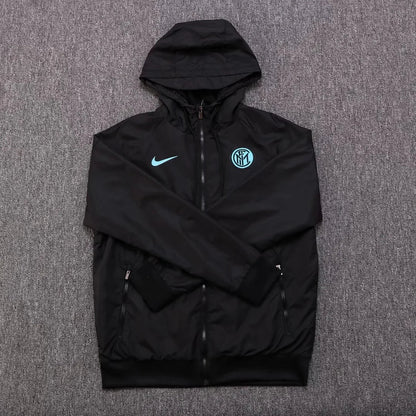 2024/2025 Inter Milan Windbreaker Black Jersey 1:1 Quality Thai FTBL4ALL