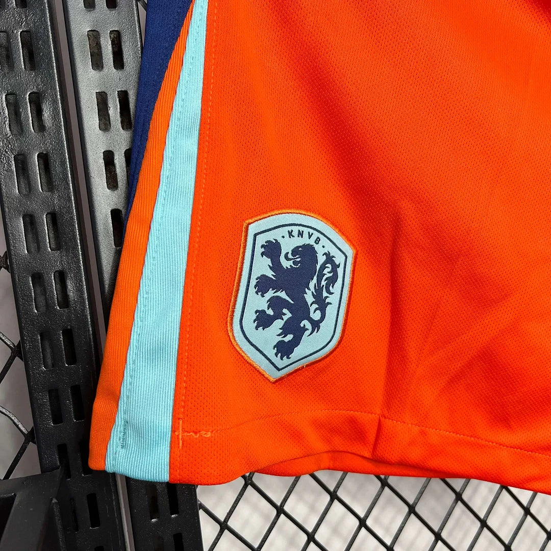 2024 Netherlands Home Shorts FTBL4ALL