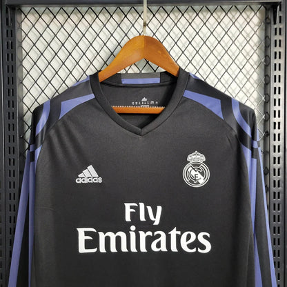 2016/2017 Retro Long Sleeve Real Madrid Third Away Football Shirt 1:1 Thai Quality FTBL4ALL