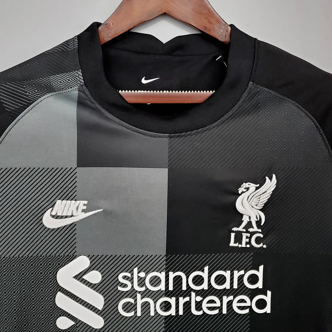 Liverpool Goalkeeper Soccer Jersey Black 2021/2022 Retro 1:1 Thai Quality FTBL4ALL