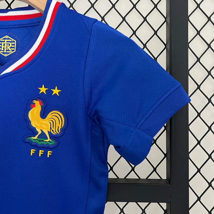 2024 Kids Size France Home Football Shirt 1:1 Thai Quality FTBL4ALL