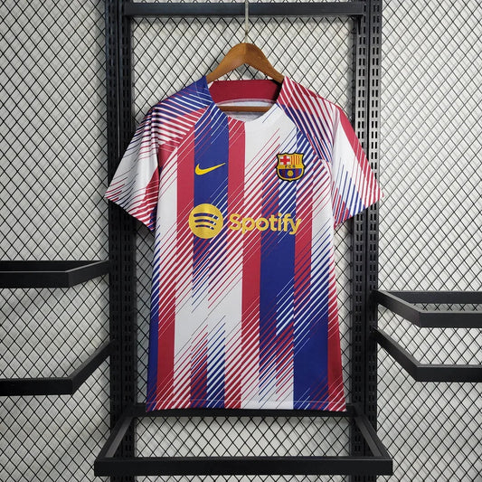 2023/2024 Barcelona Training Wear Red White Blue Jersey FTBL4ALL