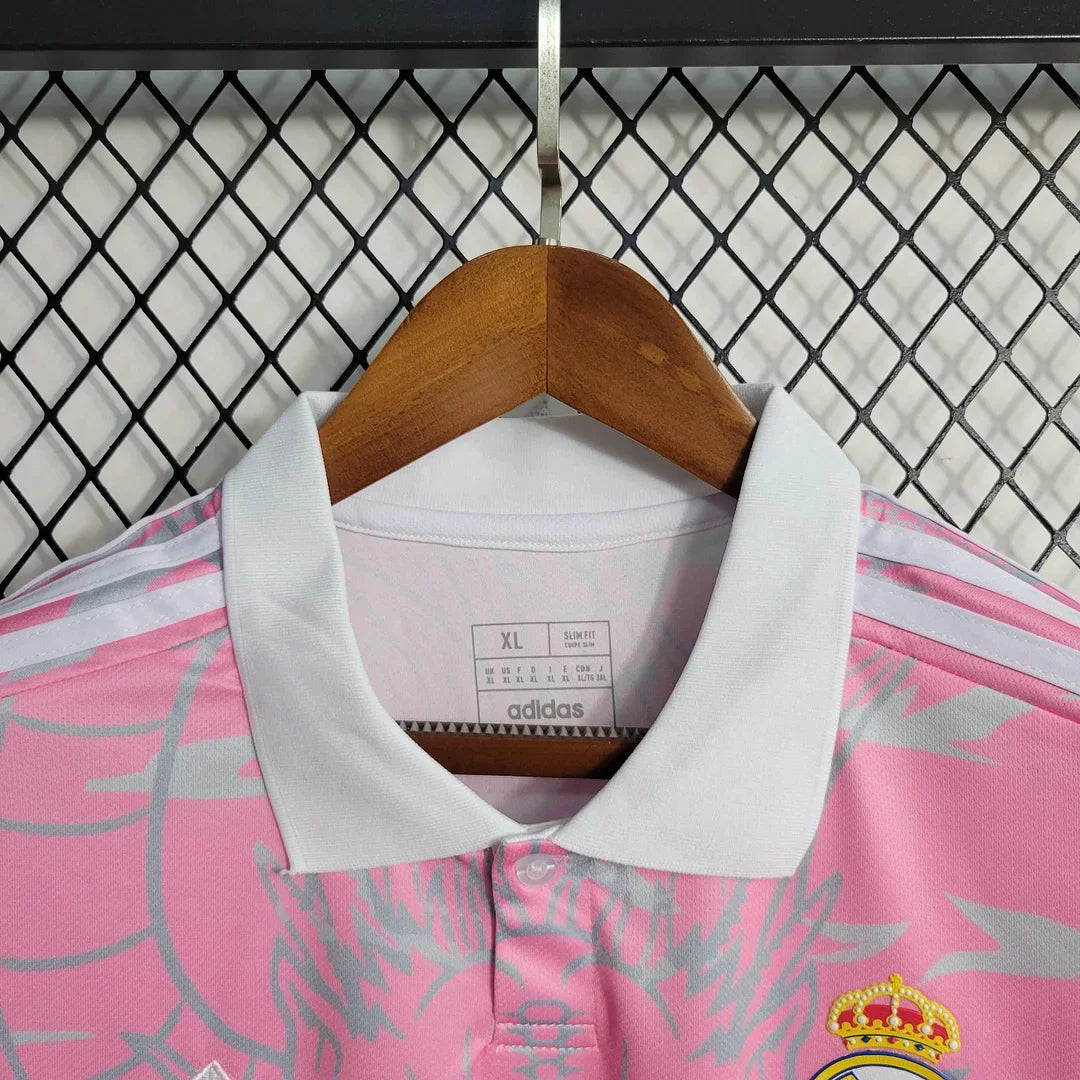 2023/2024 Real Madrid Chinese Dragon Pink Football Shirt FTBL4ALL