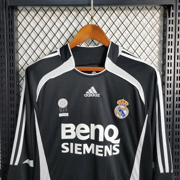 2006/2007 Retro Long Sleeve Real Madrid Away Football Shirt FTBL4ALL