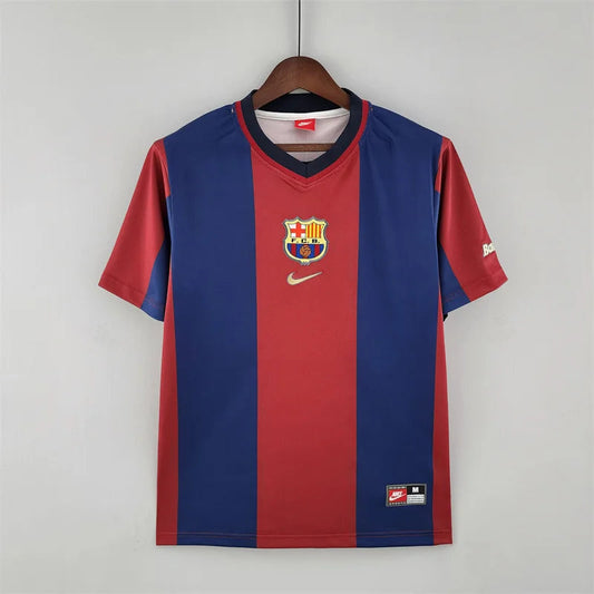 1998/1999 Retro Barcelona Football Shirt Home 1:1 Thai Quality FTBL4ALL