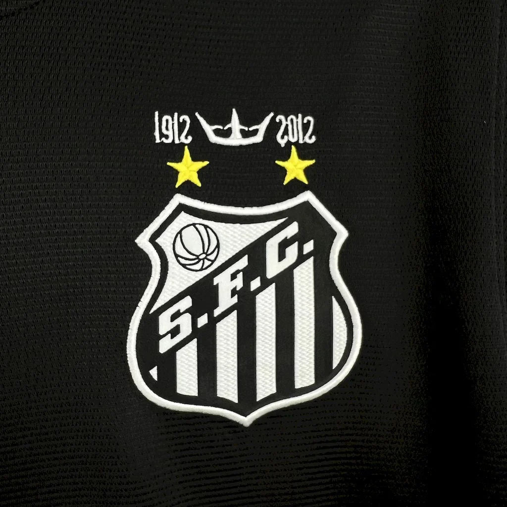 2011/2012 Retro Santos Away Black Football Shirt FTBL4ALL