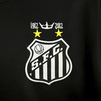 2011/2012 Retro Santos Away Black Football Shirt FTBL4ALL