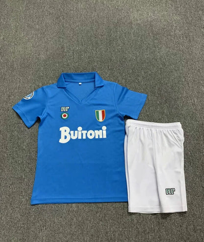 1987/1988 Retro Napoli Home Soccer Jersey Kids 1:1 Thai Quality FTBL4ALL